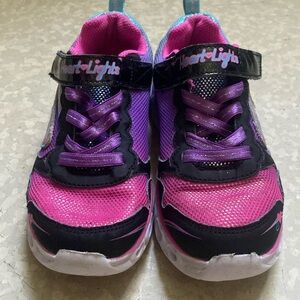 Kids SKETCHERS Multi Coloured Sneakers Size 1